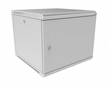 Шкаф телекоммуникационный настенный разборный МИКсистем 19" Keys 9U 600x600  дверь металл серый